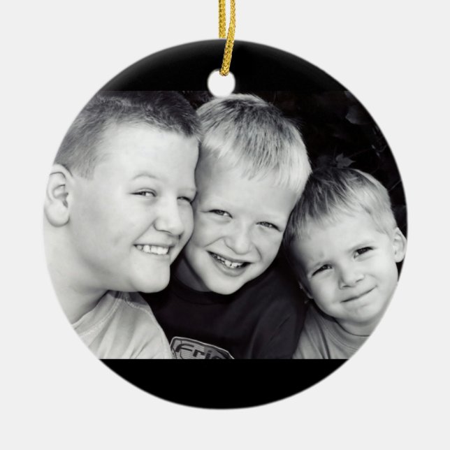 Brothers Three Circle Ornament (Front)