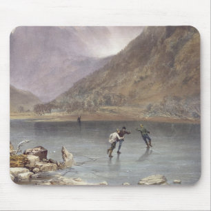 Brothers Water, detail of ice skaters, from 'The E Mouse Pad