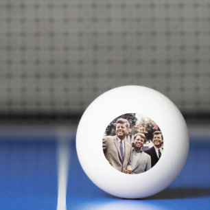 Brothers with President John Kennedy White House Ping Pong Ball