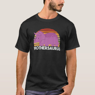 Brothersaurus Boys Rex Dinosaur Lover Brother Fami T-Shirt
