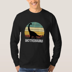 Brothersaurus Brother Saurus Brother Dinosaur T-Shirt
