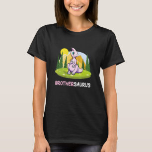Brothersaurus Dinosaur   Cute Kiddo Hadrosaur T-Shirt