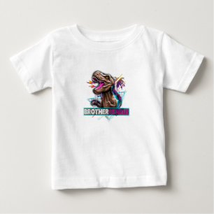 Brothersaurus Dinosaur Family Gift For Brother Baby T-Shirt