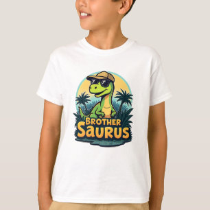 Brothersaurus – Fun Cartoon Dinosaur Brother T-Shirt