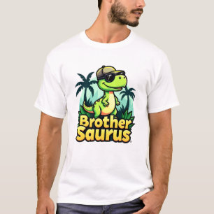 Brothersaurus – Fun Cartoon Dinosaur Brother v3 T-Shirt