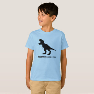 brothersaurus rex dinosaur family tee shirt