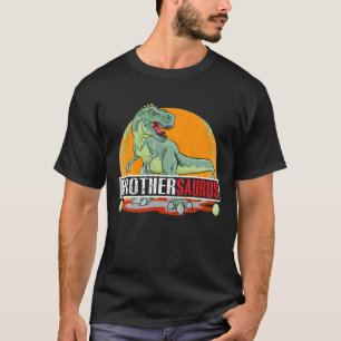 BROTHERSAURUS T Rex Dinosaur Brother Saurus Birthd T-Shirt
