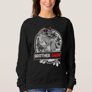 Brothersaurus T Rex Dinosaur Brother Saurus Family Sweatshirt