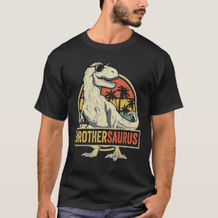 Brothersaurus T rex Dinosaur Brother Saurus Family T-Shirt