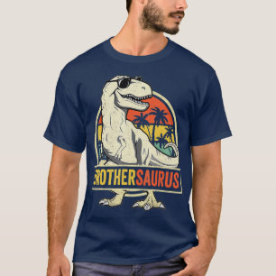 Brothersaurus T rex Dinosaur Brother Saurus Family T-Shirt