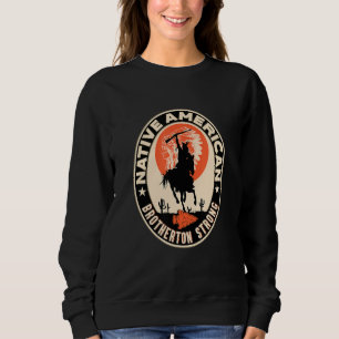 BrothertonTribe Native American Indian Proud Deco Sweatshirt