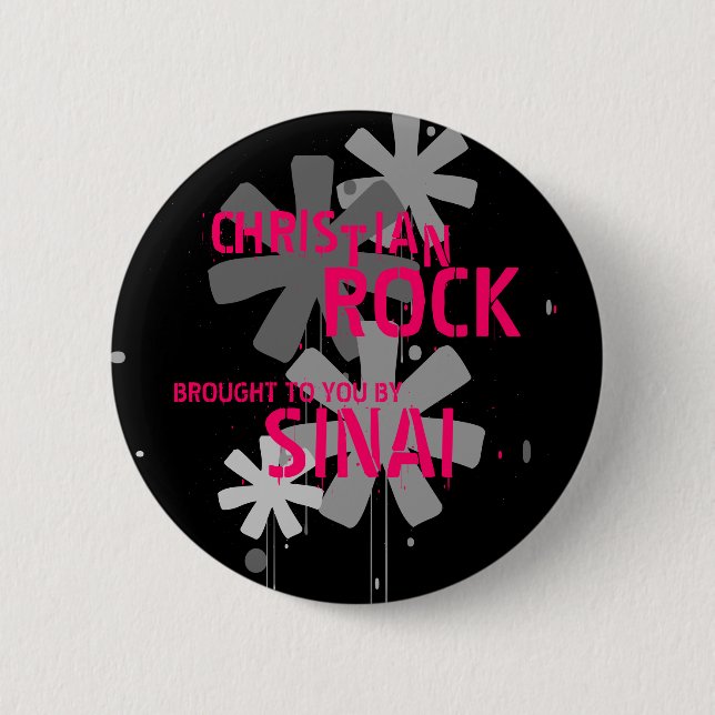 brought to you by... 6 cm round badge (Front)