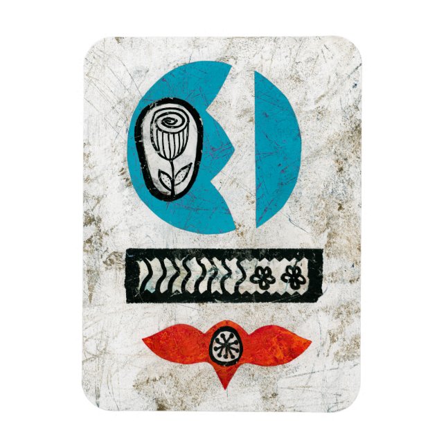 Brought You A Flower Refrigerator Magnet (Vertical)