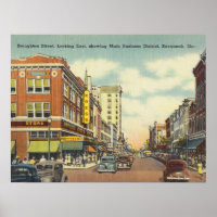 Broughton Street Savannah GA vintage