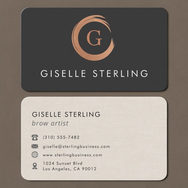Brow Artist Business Card (Creator Uploaded)
