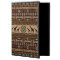 Brow Beige & Turquoise Geometric Ethnic Pattern