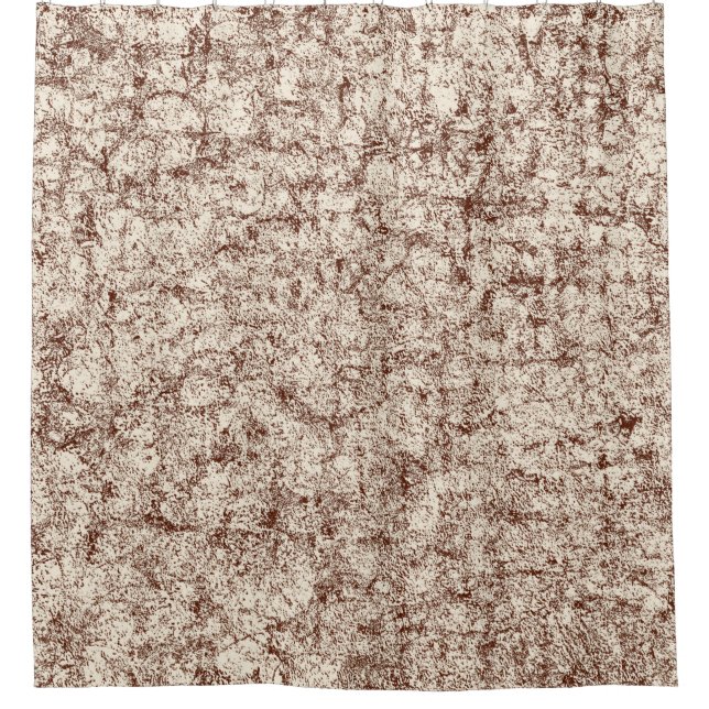 Brown abstract grunge backgroundabstract, ancient, shower curtain (Front)