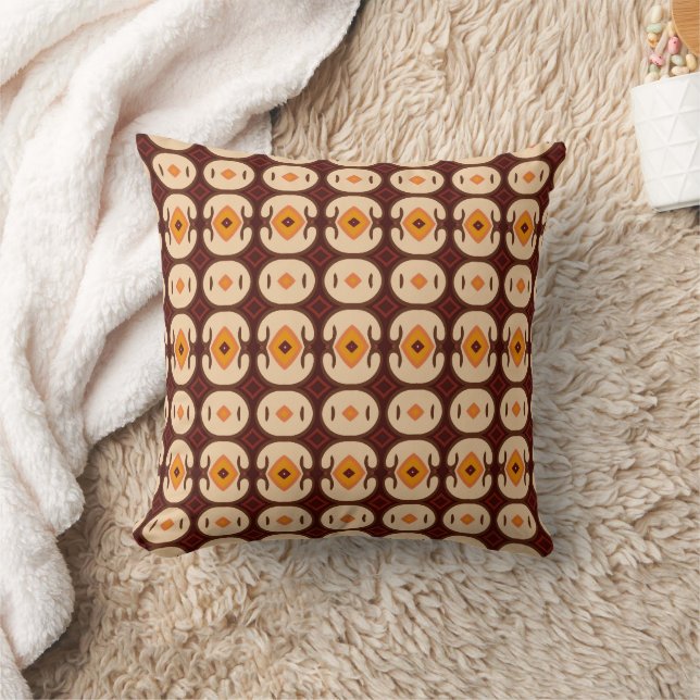 brown abstract oriental cushion (Blanket)