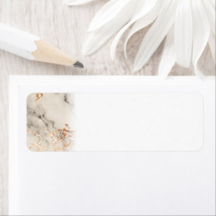 Brown Accents and White Abstract Pattern