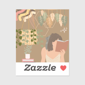 Brown Aesthetic Woman Reading Book