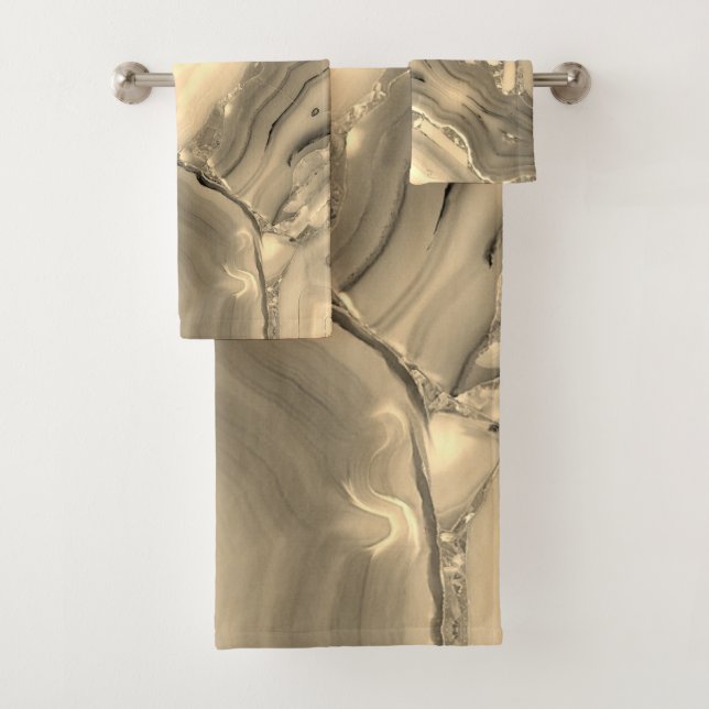 Brown Agate Bath Towel Set (Insitu)