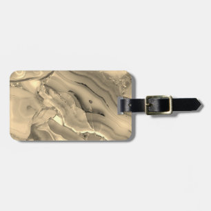 Brown Agate Luggage Tag