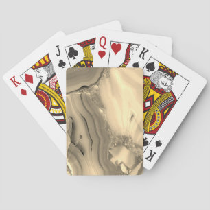 Brown Agate Playing Cards