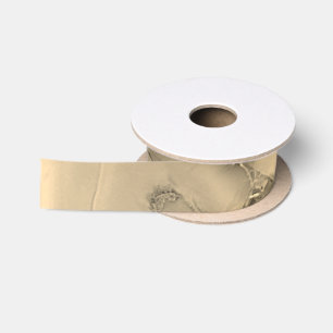 Brown Agate Satin Ribbon