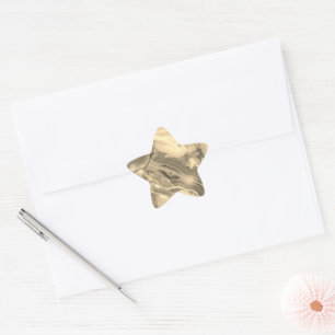 Brown Agate Star Sticker