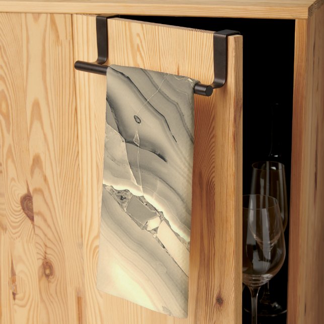 Brown Agate Tea Towel (Thirds Fold)