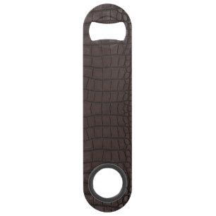 Brown Alligator Texture Print