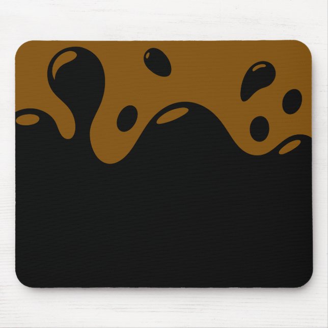 Brown and Black Mouse Pad (Front)