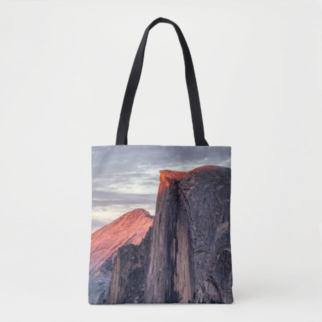 BROWN AND BLACK ROCK FORMATIONS TOTE BAG (Front)