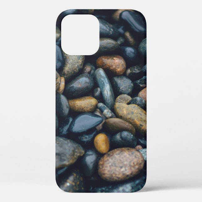 BROWN AND BLACK STONES Case-Mate iPhone CASE (Back)