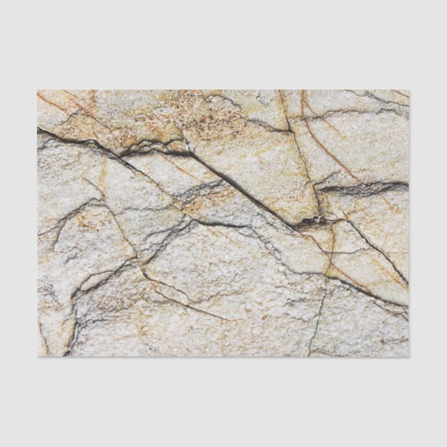 Brown and Black Textured Mable Stone  Tissue Paper (Front)