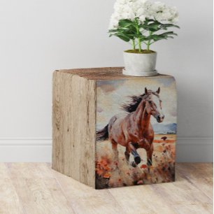 Brown and Black Wild Horse Decoupage Tissue Paper