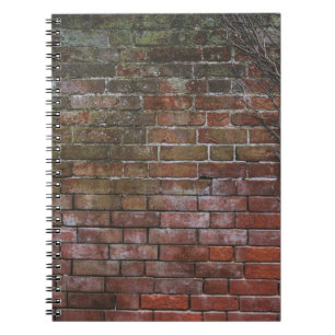 Brown and black wooden board notebook