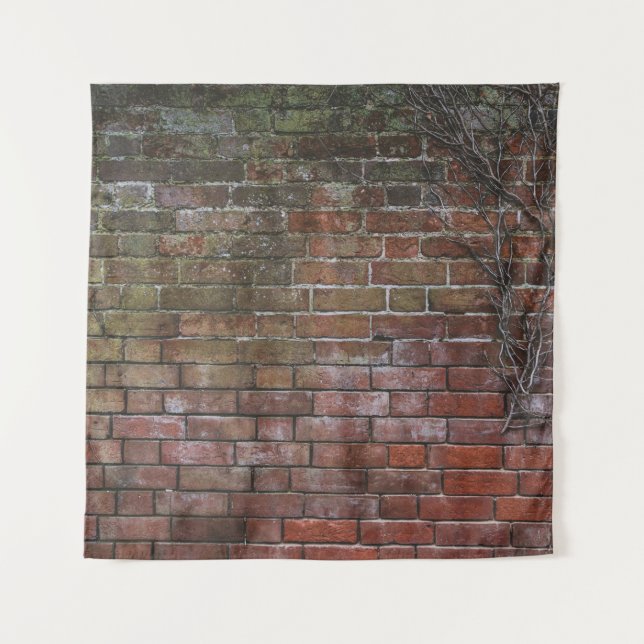 Brown and black wooden board tapestry (Front)