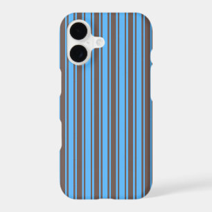 Brown and blue candy stripes