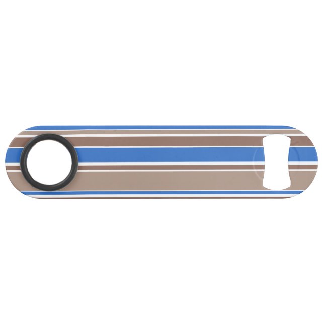 Brown and blue stripes (Front (Horizontal))