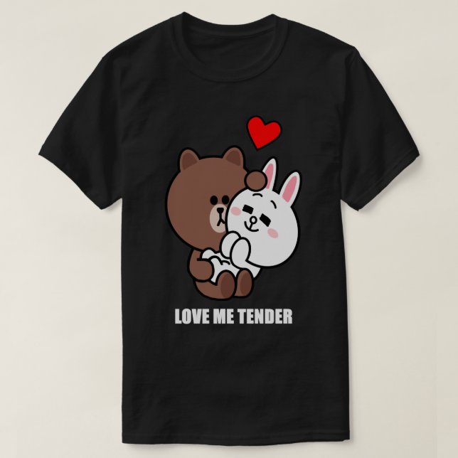 Brown and Cony Love Me Tender Classic T-Shirt (Design Front)