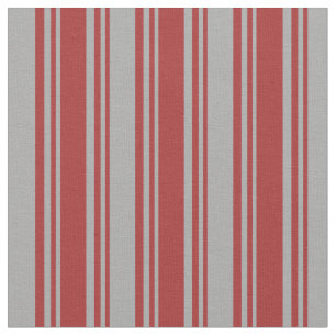 Brown and Dark Grey Coloured Stripes Pattern Fabric