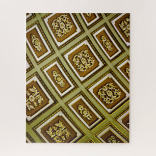 Brown and Green Architecture Jigsaw Puzzle