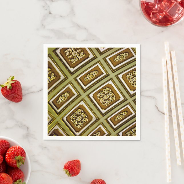 Brown and Green Architecture Napkin (Insitu)