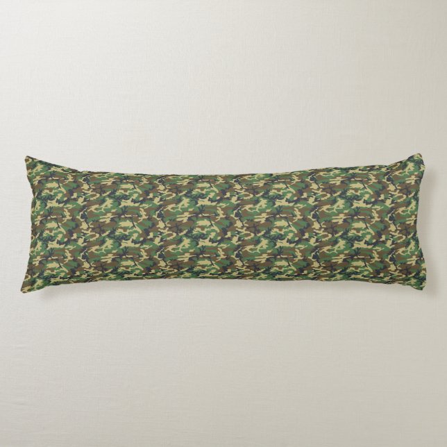 Brown and Green Camo | For Dad Body Cushion (Front)