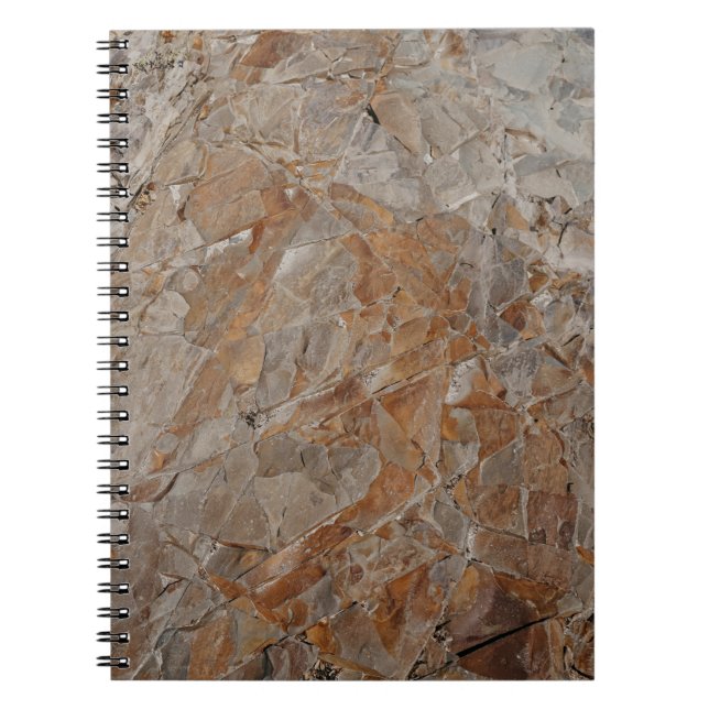 Brown and grey concrete frame notebook (Front)