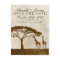 Brown and Ivory African Giraffe Save The Date