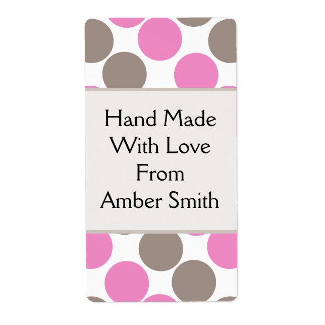 Brown And Pink Dots (Front)