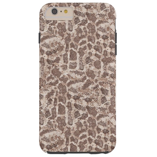 Brown and Tan Snake Skin Case-Mate iPhone Case (Back)