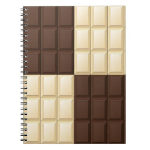 Brown And White Chocolate Notebook